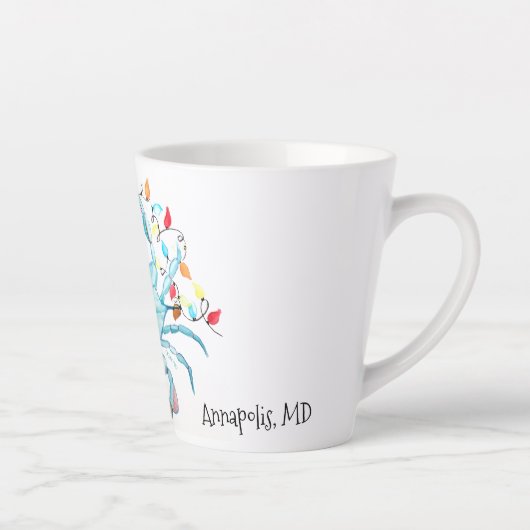 Blue Crab Christmas Mug Milchtasse (Rechts)