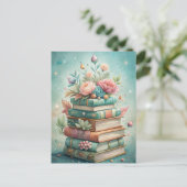 Blue Crab Coastal Beach Ocean Life Painting Postkarte (Stehend Vorderseite)