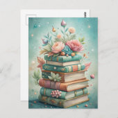 Blue Crab Coastal Beach Ocean Life Painting Postkarte (Vorne/Hinten)