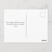 Blue Crab Coastal Beach Ocean Life Painting Postkarte (Rückseite)