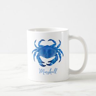 Blue Crab Crustacean Beach Kaffeetasse