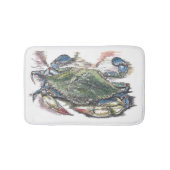 Blue Crab Custom Small Bath Mat Badematte (Vorderseite)
