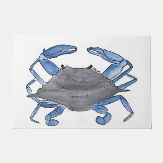 Blue Crab Doormat Fußmatte (Vorderseite)