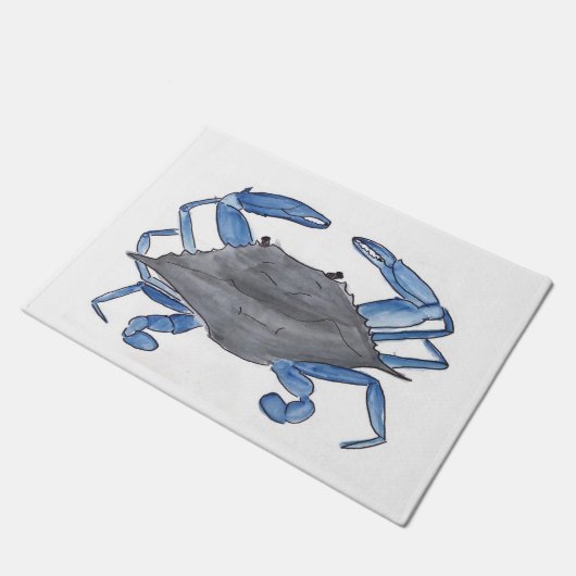 Blue Crab Doormat Fußmatte (Schrägansicht)
