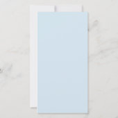 Blue Crab Geburtstags-Foto Dankeschön Karte (Rückseite)