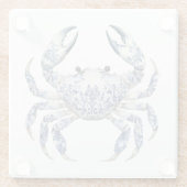Blue Crab Glass Untersetzer (Rückseite)