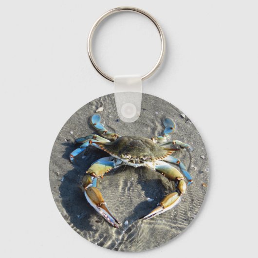 Blue Crab Key Chain Schlüsselanhänger (Vorderseite)