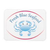 Blue Crab Kühlschrankmagnet Magnet (Horizontal)