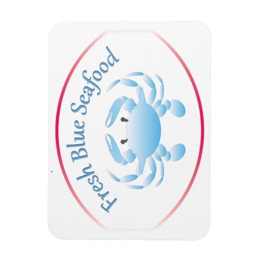 Blue Crab Kühlschrankmagnet Magnet (Vertikal)
