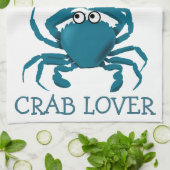 Blue Crab Lover Handtuch (Gefaltet)