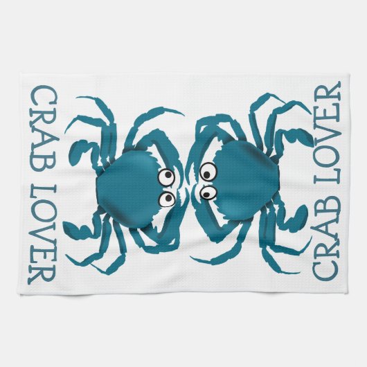 Blue Crab Lover Handtuch (Horizontal)