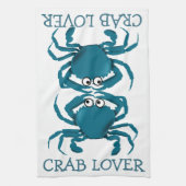 Blue Crab Lover Handtuch (Vertikal)