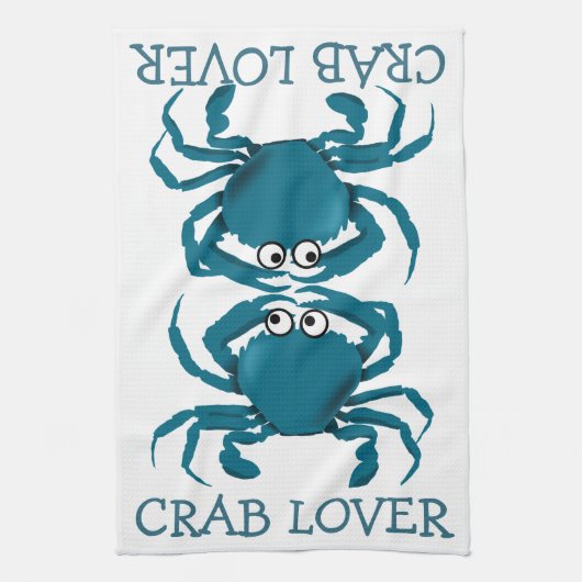 Blue Crab Lover Handtuch (Vertikal)
