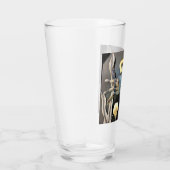 Blue Crab Metal Art Glas (Rechts)