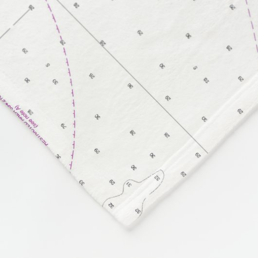 Blue Crab mit Chesapeake Bay Nautical Chart Fleecedecke (Ecke)