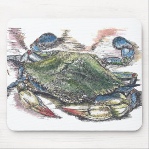 Blue Crab Mousepad