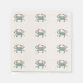 Blue Crab Napkins Serviette (Vorderseite)