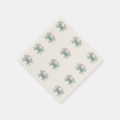 Blue Crab Napkins Serviette (Ecke)