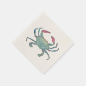 Blue Crab Napkins Serviette (Ecke)