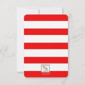 Blue Crab Nautical Summer Party Einladung (Rückseite)