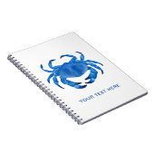 Blue Crab Notizblock (Rechte Seite)