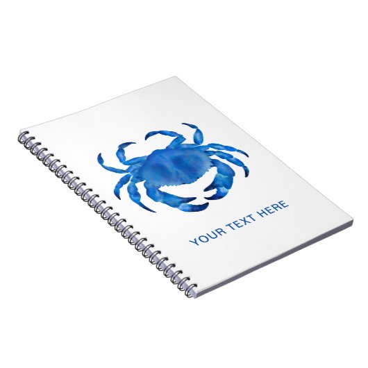 Blue Crab Notizblock (Rechte Seite)