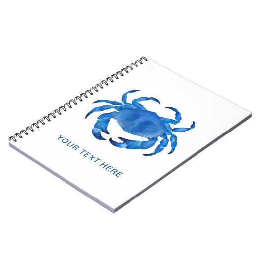 Blue Crab Notizblock (Linke Seite)