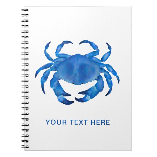 Blue Crab Notizblock (Vorderseite)