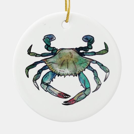 Blue Crab Ornament (Vorne)