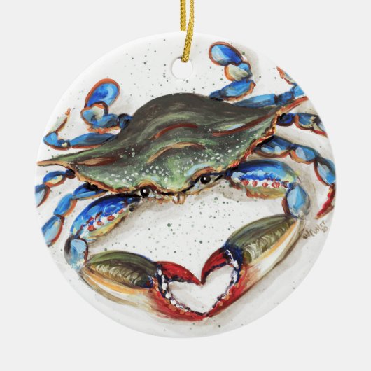Blue Crab Ornament (Vorne)