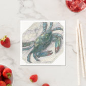 Blue Crab Paper Napkins Serviette (Beispiel)