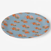 Blue Crab Party Teller (Schrägansicht)