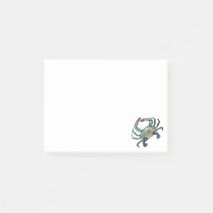 Blue Crab Post-It Notes Klebezettel