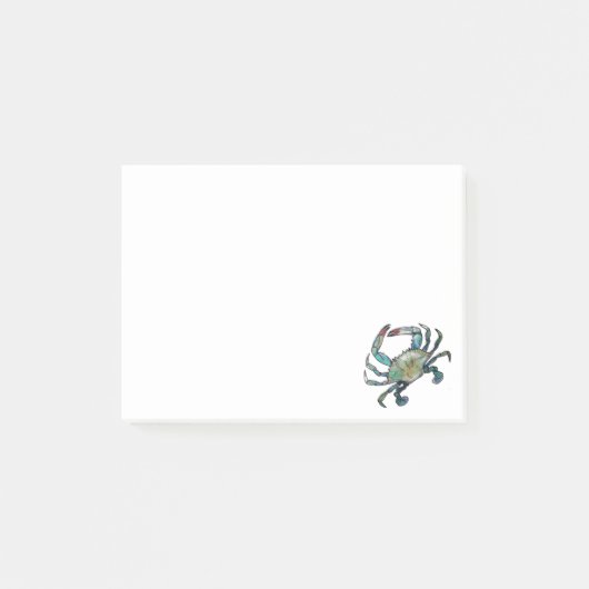 Blue Crab Post-It Notes Post-it Klebezettel (Vorderseite)