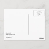 Blue Crab Postcard Postkarte (Rückseite)