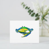 BLUE CRAB POSTKARTE (Stehend Vorderseite)