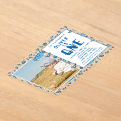 Blue Crab Sea Animals Muschel Junge Foto 1. Geburt Acryleinladungen (Ablage )