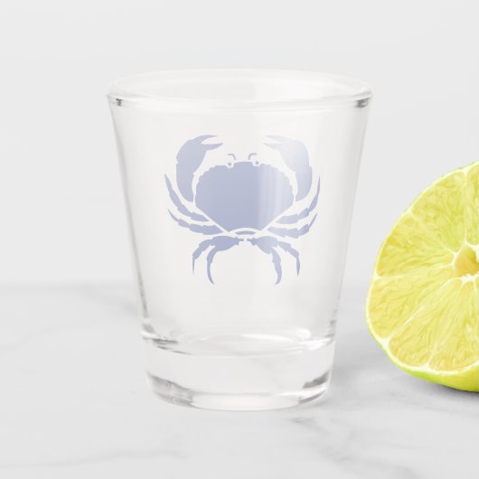BLUE CRAB SHOT GLASS SCHNAPSGLAS (Rückseite)