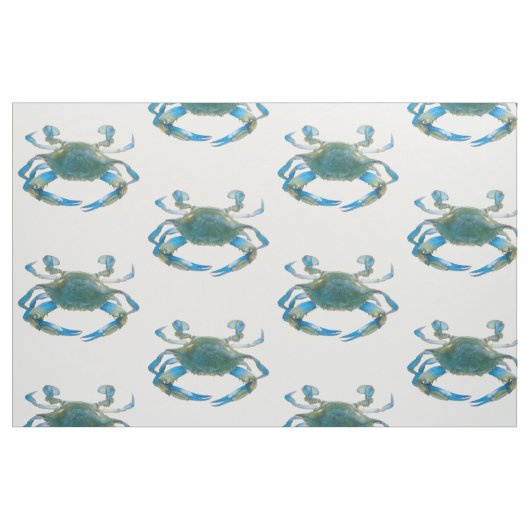 Blue Crab Stoff (Fat Quarter (45,7 x 55,9 cm))