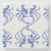 Blue Crab Stone Coaster Steinuntersetzer (Vorderseite)
