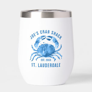 Blue Crab Wasserfarben Illustration benutzerdefini