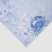 Blue Crab Watercolor Seidenpapier (Detail)
