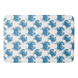 Blue Crabs Classic Coastal Muster Badematte
