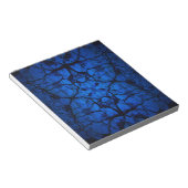 Blue Cracked Notizblock (angewinkelt)