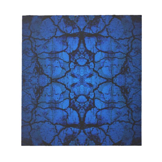 Blue Cracked Notizblock (Vorderseite)