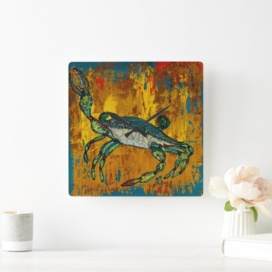 Blue Cracker Uhr (Zuhause)