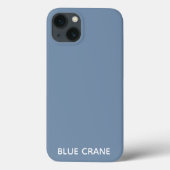 Blue Crane blauer Farbname Case-Mate iPhone Case (Rückseite)