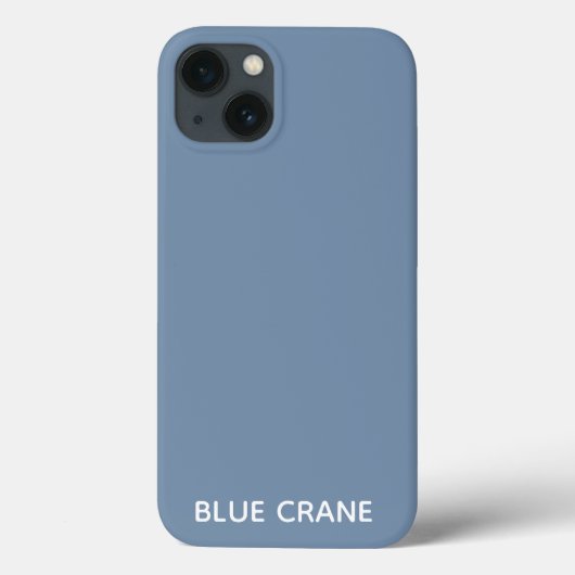 Blue Crane blauer Farbname Case-Mate iPhone Case (Rückseite)