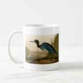 Blue Crane Heron Audubon Malerei Kaffeetasse (Links)