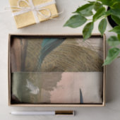 Blue Crane oder Heron Birds of America Audubon Pri Seidenpapier (Geschenk)